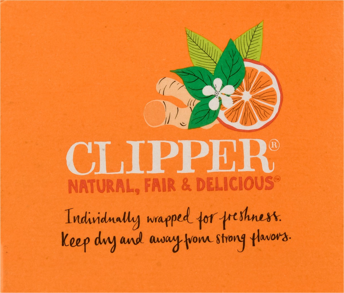 slide 3 of 9, Clipper Tea Orange Turmeric Org - 1.41 oz, 1.41 oz