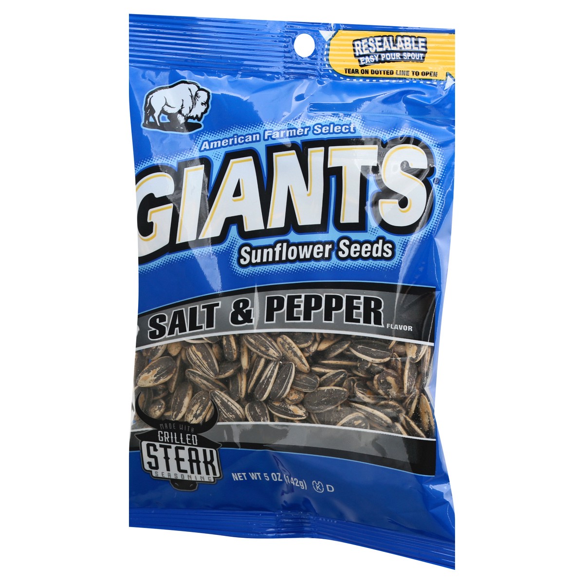 slide 10 of 13, Giants Salt & Pepper Sunflower Seeds, 5 oz