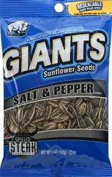 Giants Salt & Pepper Sunflower Seeds