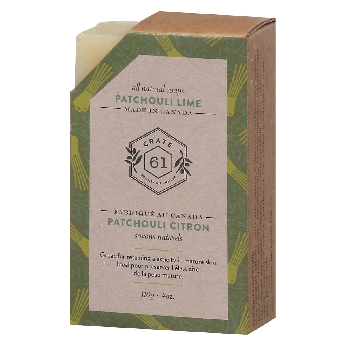slide 8 of 9, Crate 61 Patchouli Lime Soap 4 oz, 4 oz