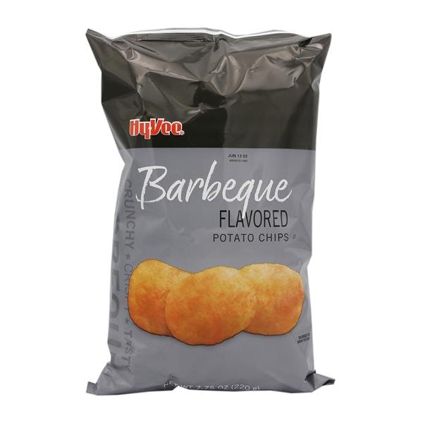 slide 1 of 1, Hy-Vee Barbeque Potato Chips, 7.8 oz