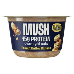 MUSH Peanut Butter Banana Protein Overnight Oats - 5.5 oz