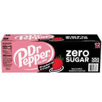 slide 5 of 16, Dr Pepper DP Zero Sugar Strawberries and Cream 12oz 12pk, 12 ct; 12 fl oz