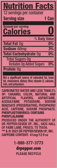 slide 8 of 16, Dr Pepper DP Zero Sugar Strawberries and Cream 12oz 12pk, 12 ct; 12 fl oz