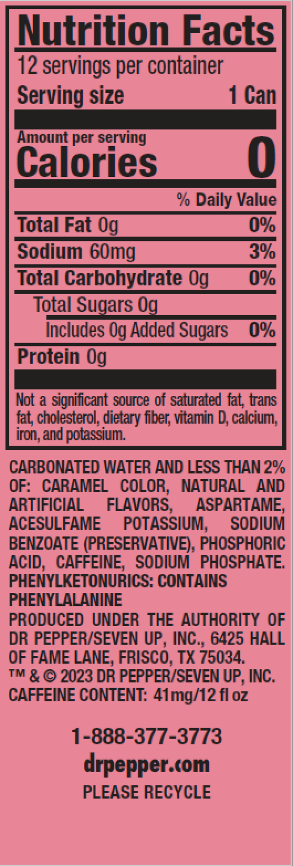 slide 16 of 16, Dr Pepper DP Zero Sugar Strawberries and Cream 12oz 12pk, 12 ct; 12 fl oz