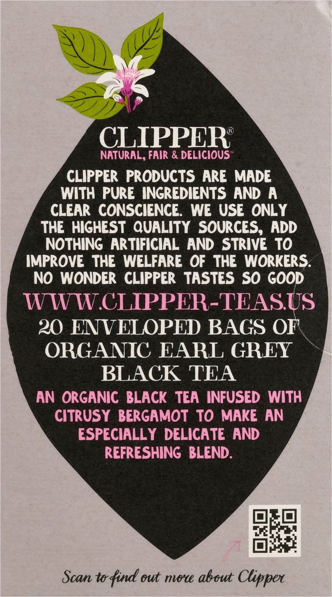 slide 7 of 9, Clipper Tea Bags Earl Grey Organic Black Tea - 20 ct, 20 ct