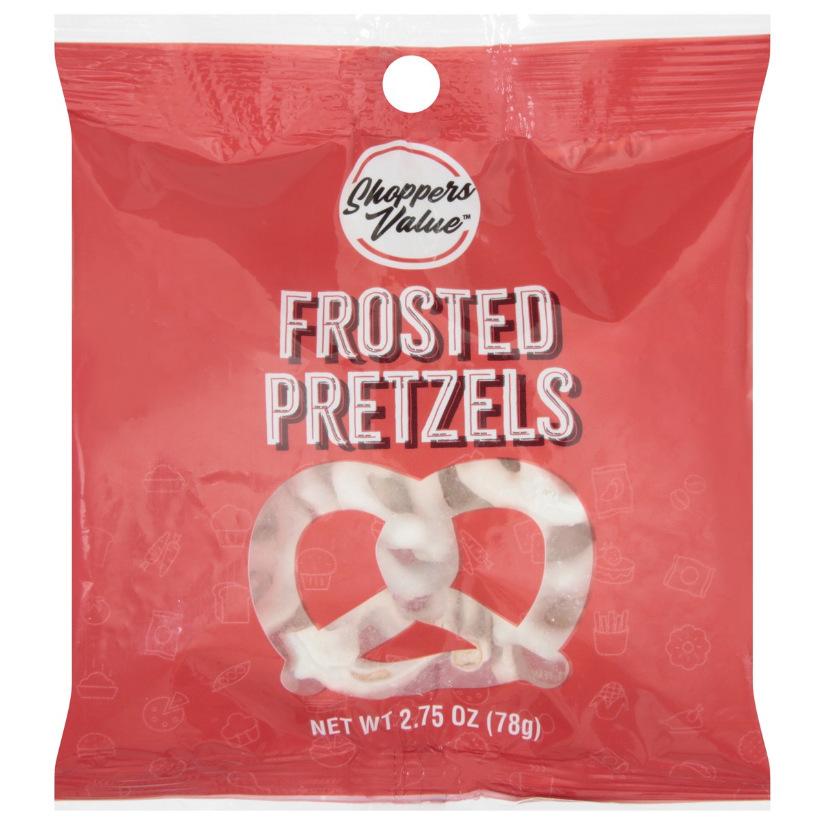 slide 12 of 13, Shoppers Value Frosted Pretzels 2.75 oz, 2.75 oz