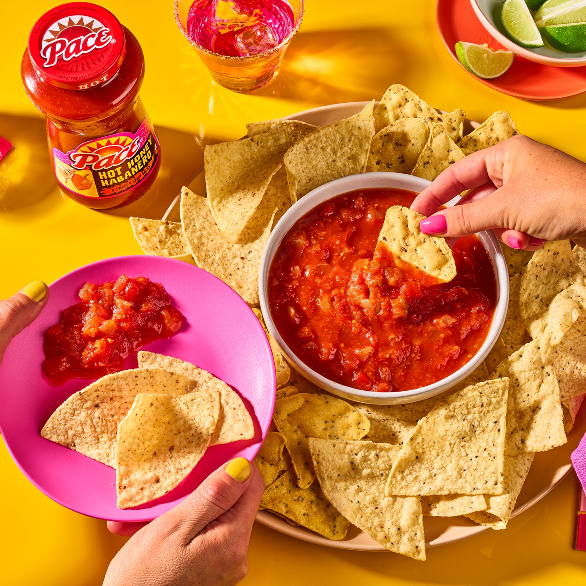 slide 6 of 8, Pace Hot Honey Habanero Sweet and Spicy Salsa 16oz Jar, 16.000 oz