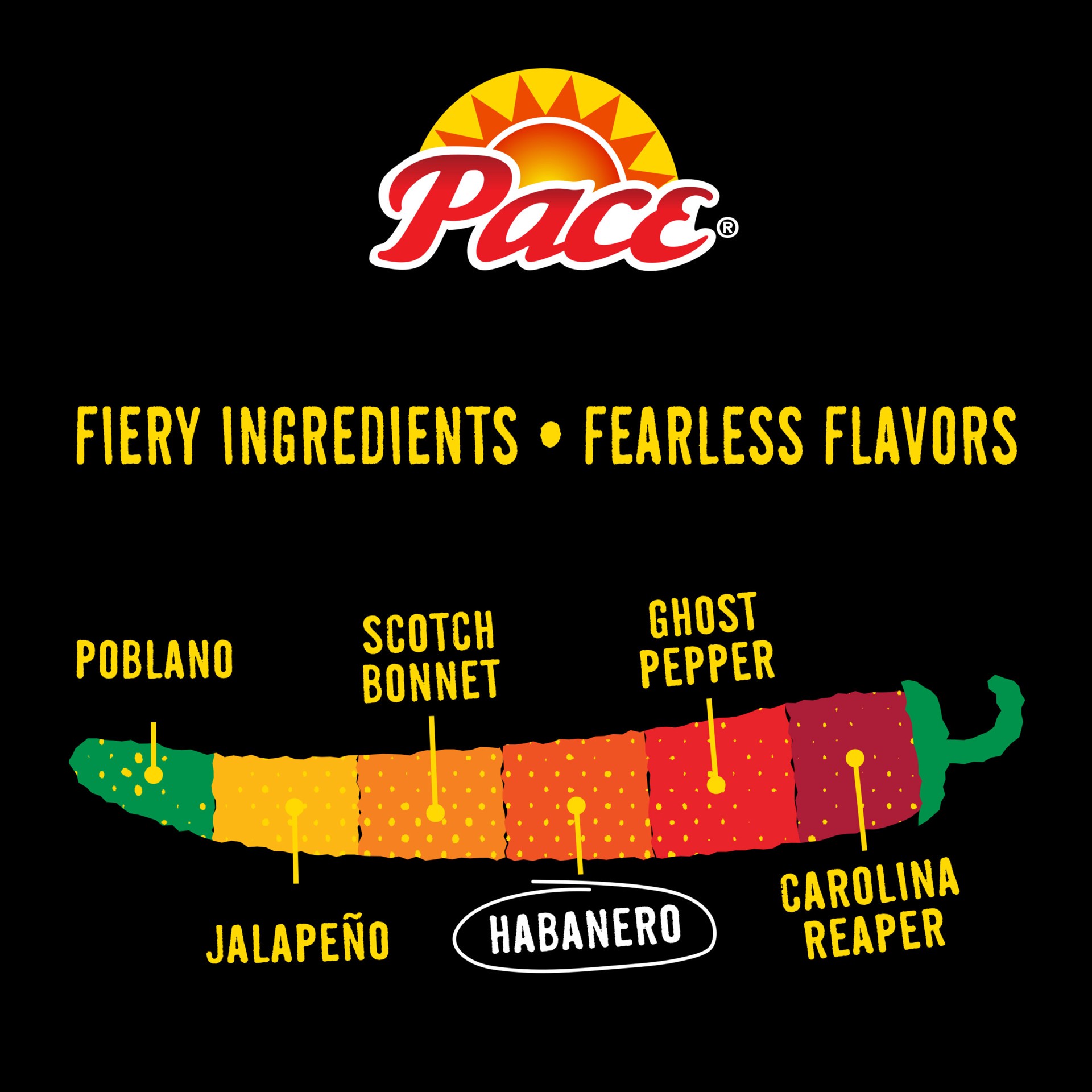 slide 8 of 8, Pace Hot Honey Habanero Sweet and Spicy Salsa 16oz Jar, 16.000 oz