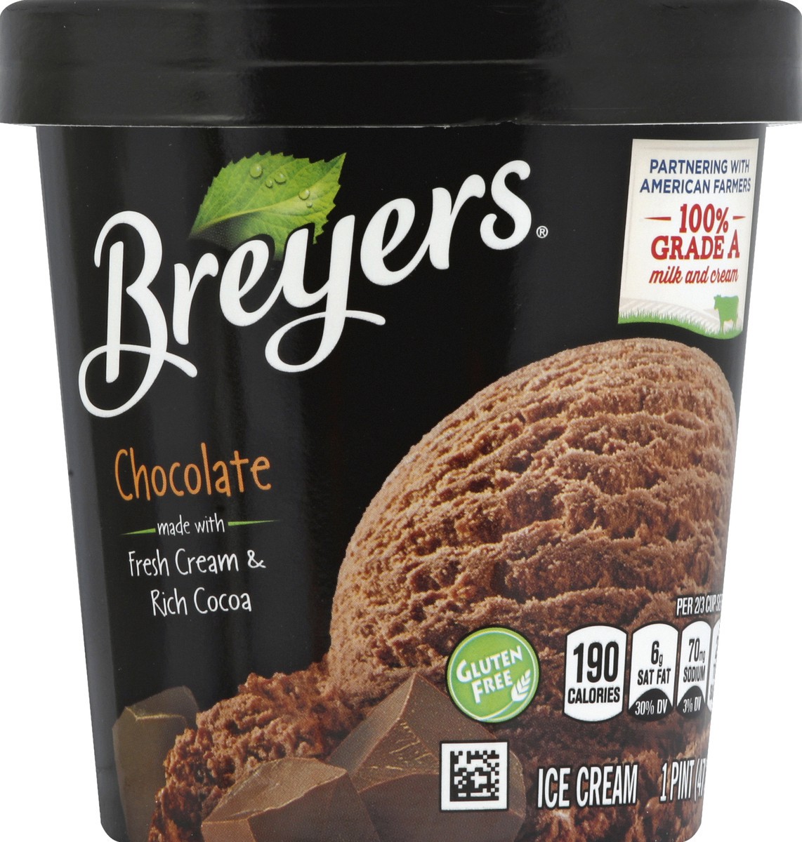 slide 4 of 7, Breyers Ice Cream Chocolate, 16 oz, 16 oz