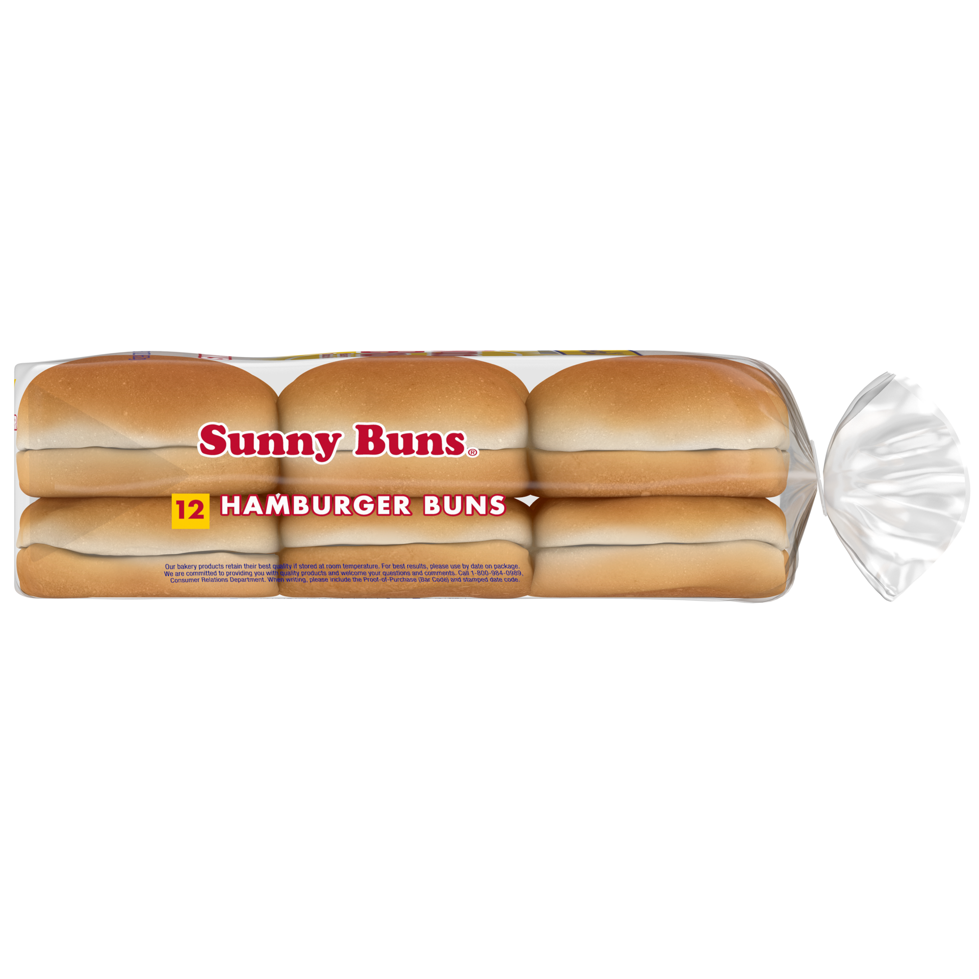 slide 4 of 5, Heiner's Sunny Buns Sweet Enriched Hamburger Buns, 12 count, White Hamburger Buns, 23 oz Bag, 12 ct