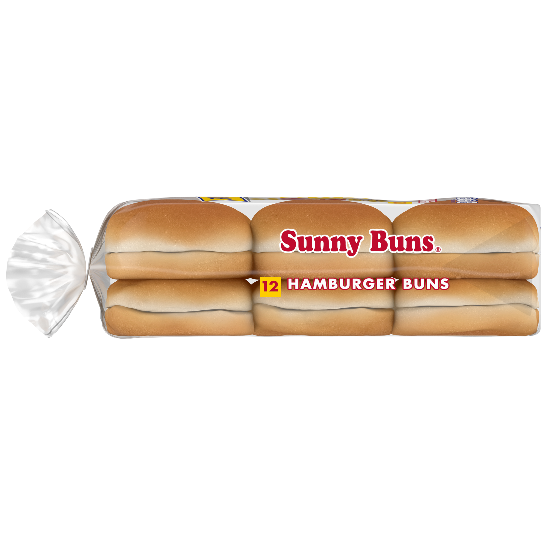 slide 5 of 5, Heiner's Sunny Buns Sweet Enriched Hamburger Buns, 12 count, White Hamburger Buns, 23 oz Bag, 12 ct