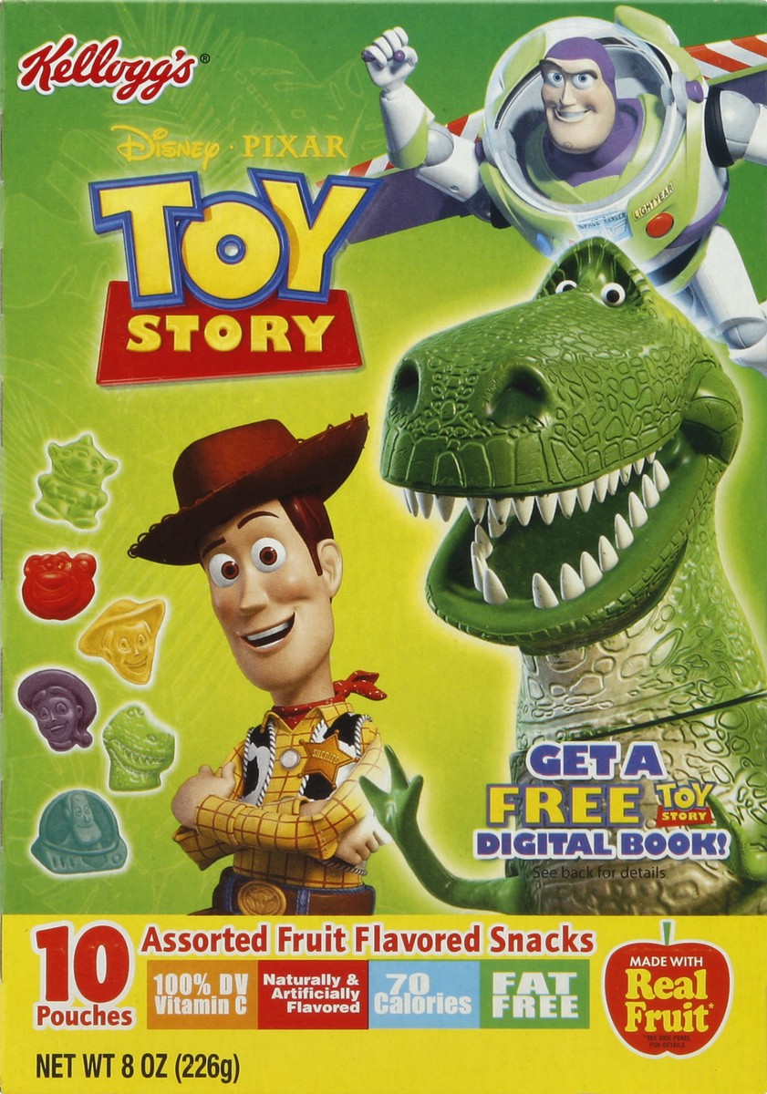 slide 1 of 7, Toy Story Fruit Flavored Snacks 10 ea, 10 ct