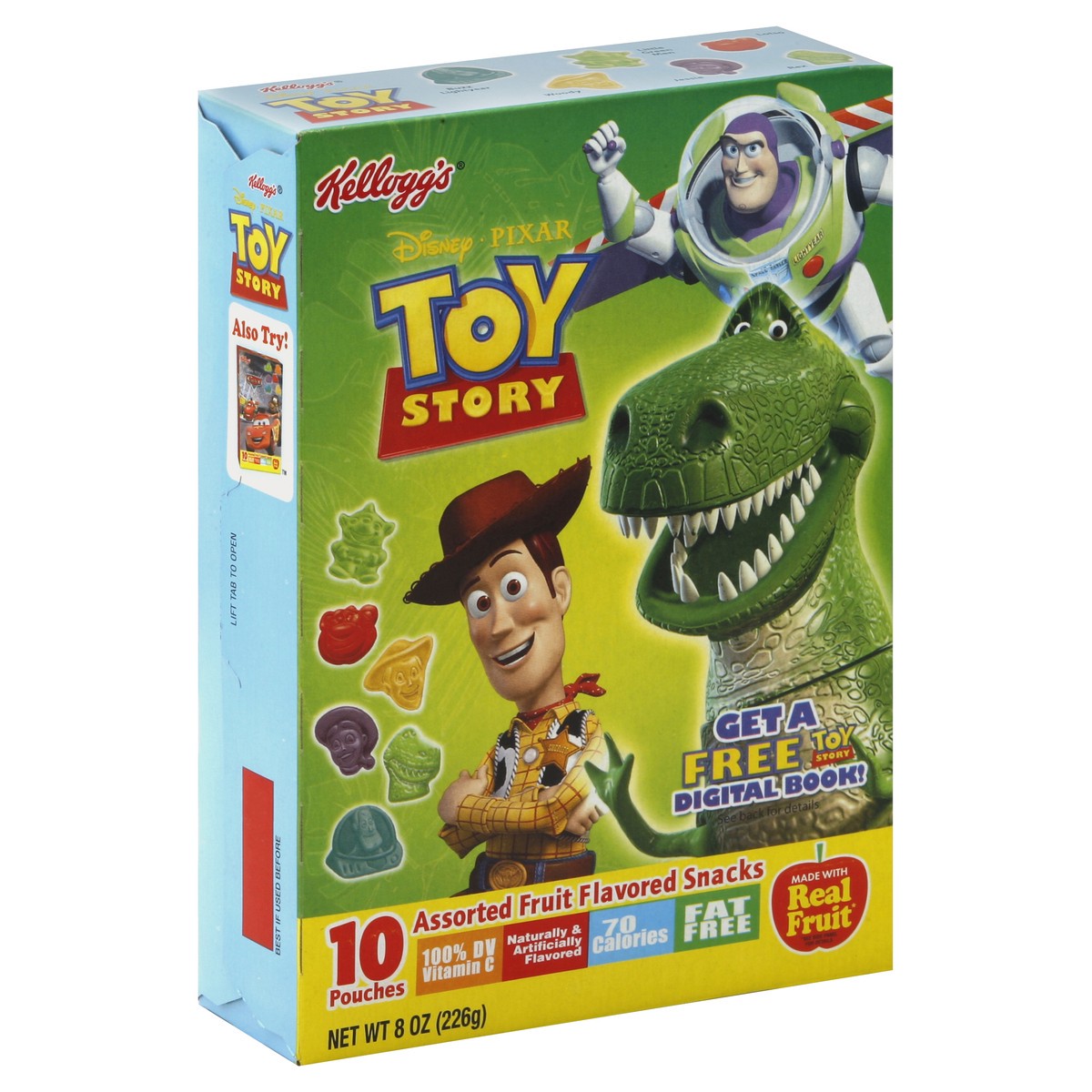 slide 5 of 7, Toy Story Fruit Flavored Snacks 10 ea, 10 ct