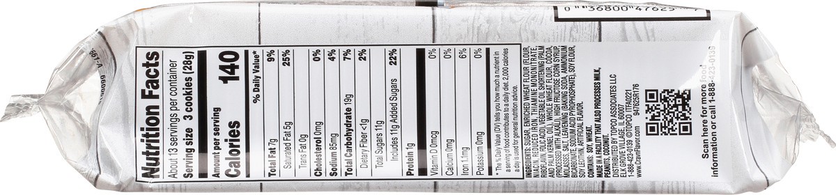 slide 19 of 19, Crav'n Flavor Fudgy Covered Original Graham Cookies 12.5 oz, 12.5 oz