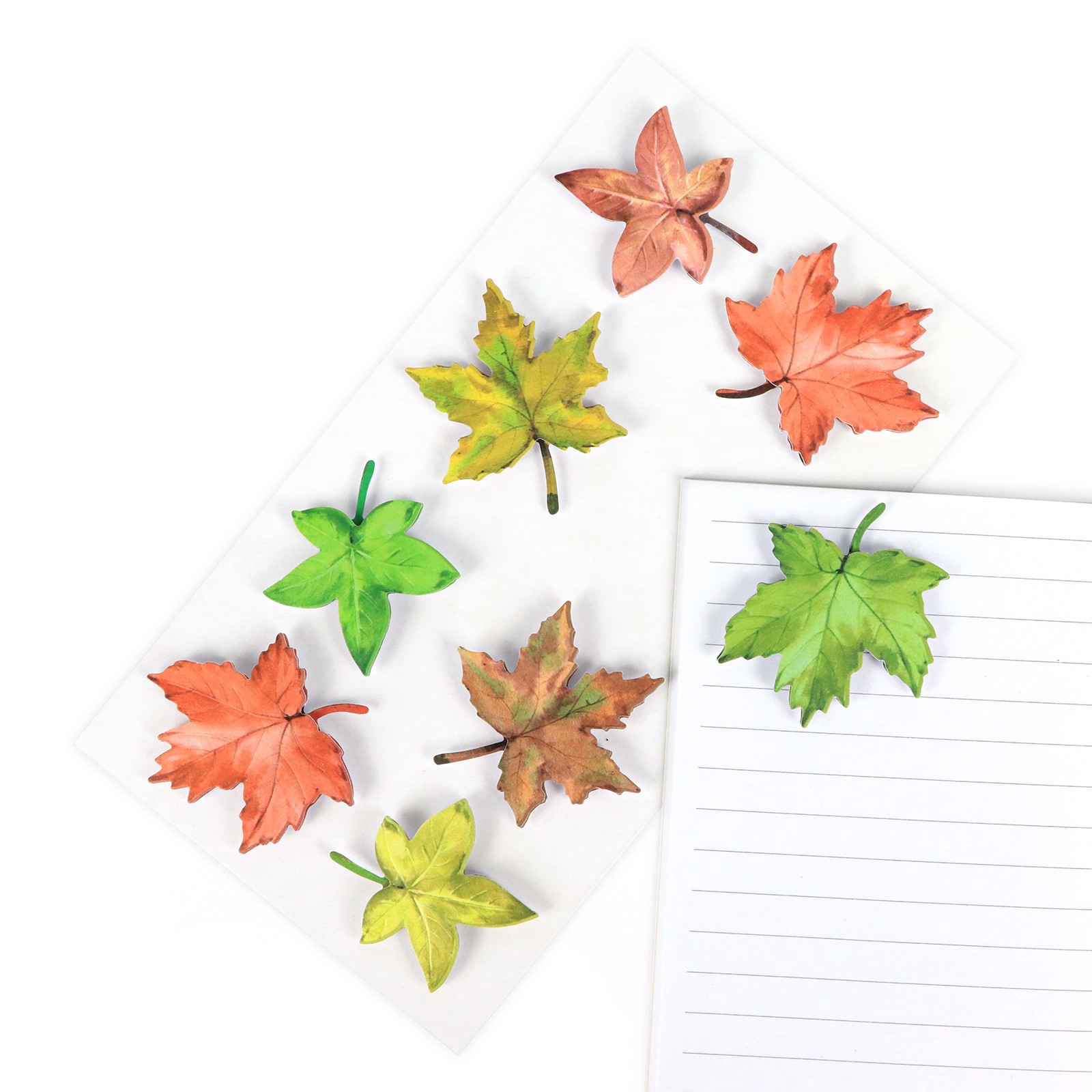 slide 3 of 7, Maple Leaves Stickers By Recollections, 3.875 in x 7 in