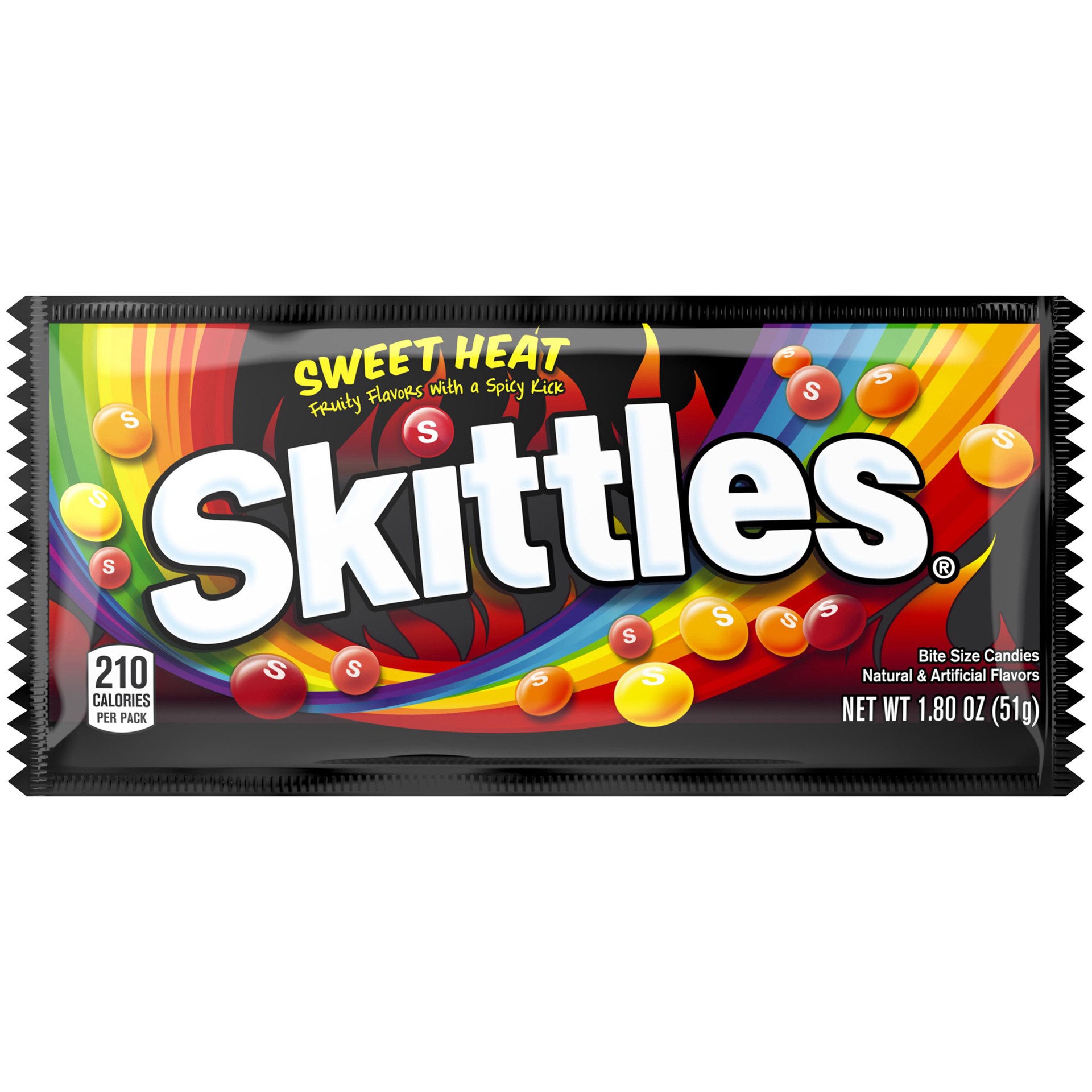 slide 1 of 5, Skittles Sweet Heat Candy Bag, 1.8 ounce, 1.8 oz