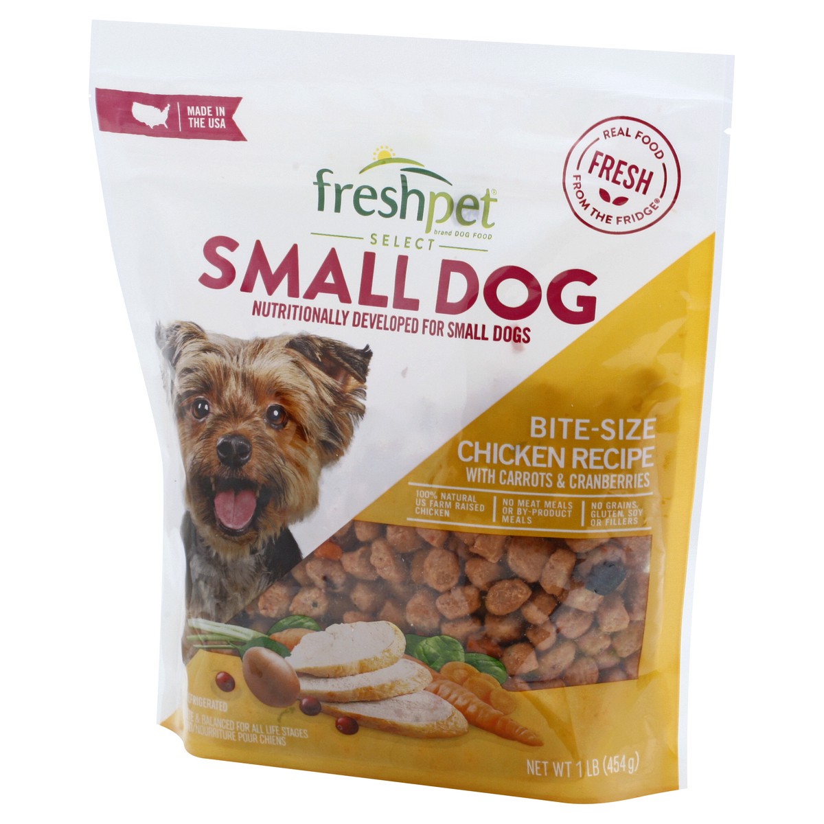 slide 8 of 9, Freshpet Bite Size Small Dog Chicken Recipe Dog Food 1 lb, 1 lb