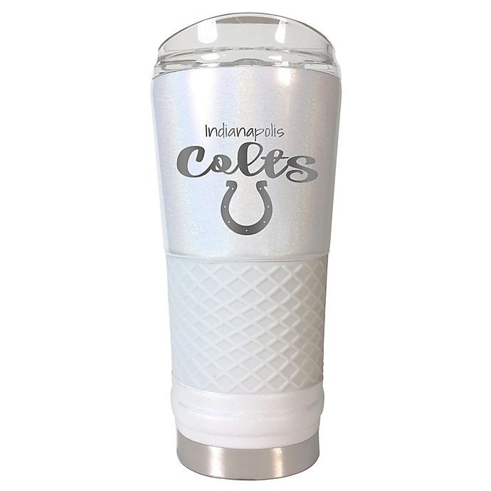 slide 1 of 1, NFL Indianapolis Colts Opal Draft Tumbler, 24 oz