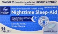 slide 1 of 1, Kroger Sleep Aid Tablets, 96 ct