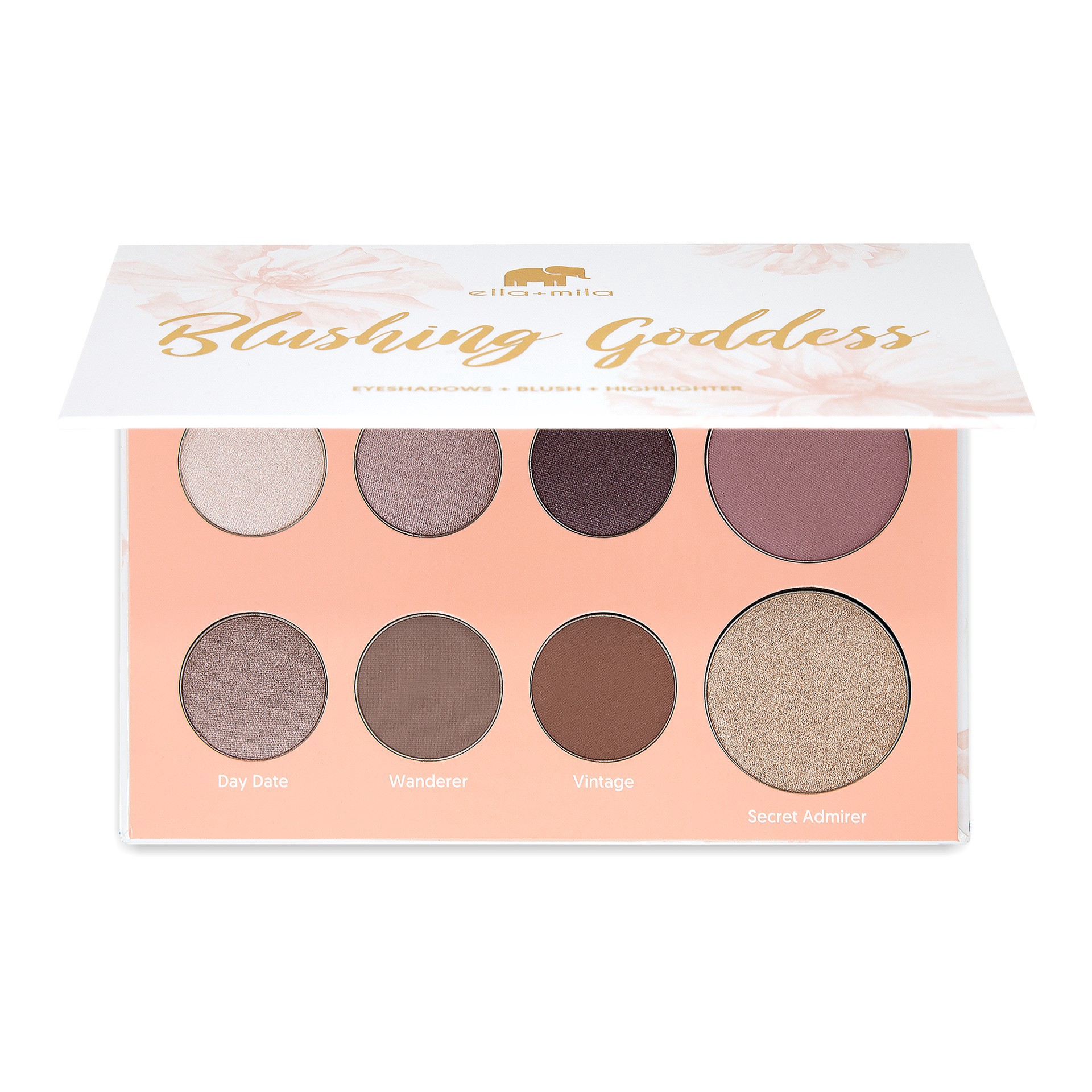 slide 2 of 5, ella+mila Eye Palette, Blushing Goddess, 1 ct