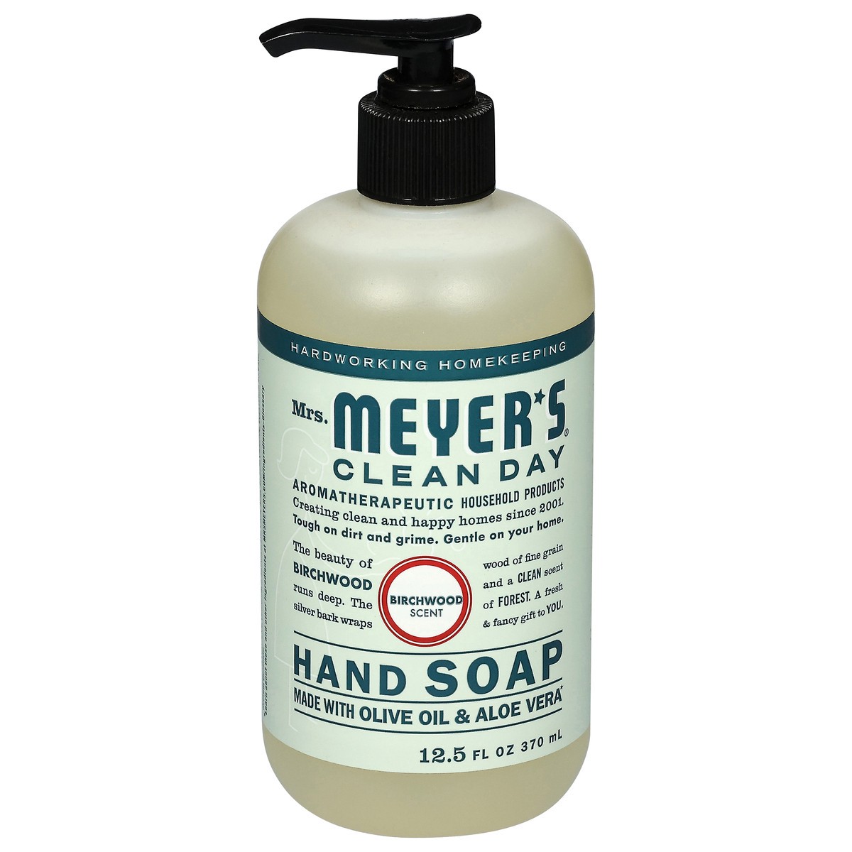 slide 1 of 12, Mrs. Meyer's Mrs. Meyer''s Clean Day Liquid Hand Soap, Birchwood Scent, 12.5 fl oz, 12.50 fl oz