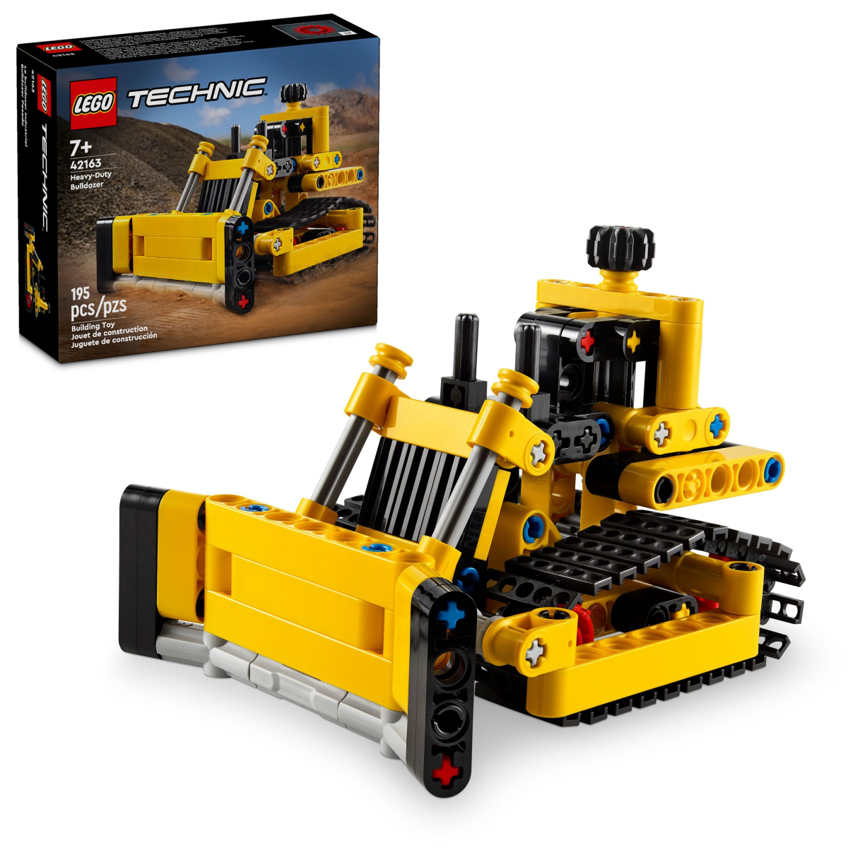 slide 1 of 21, LEGO Technic Heavy-Duty Bulldozer Building Set, Construction Toy 42163, 1 ct