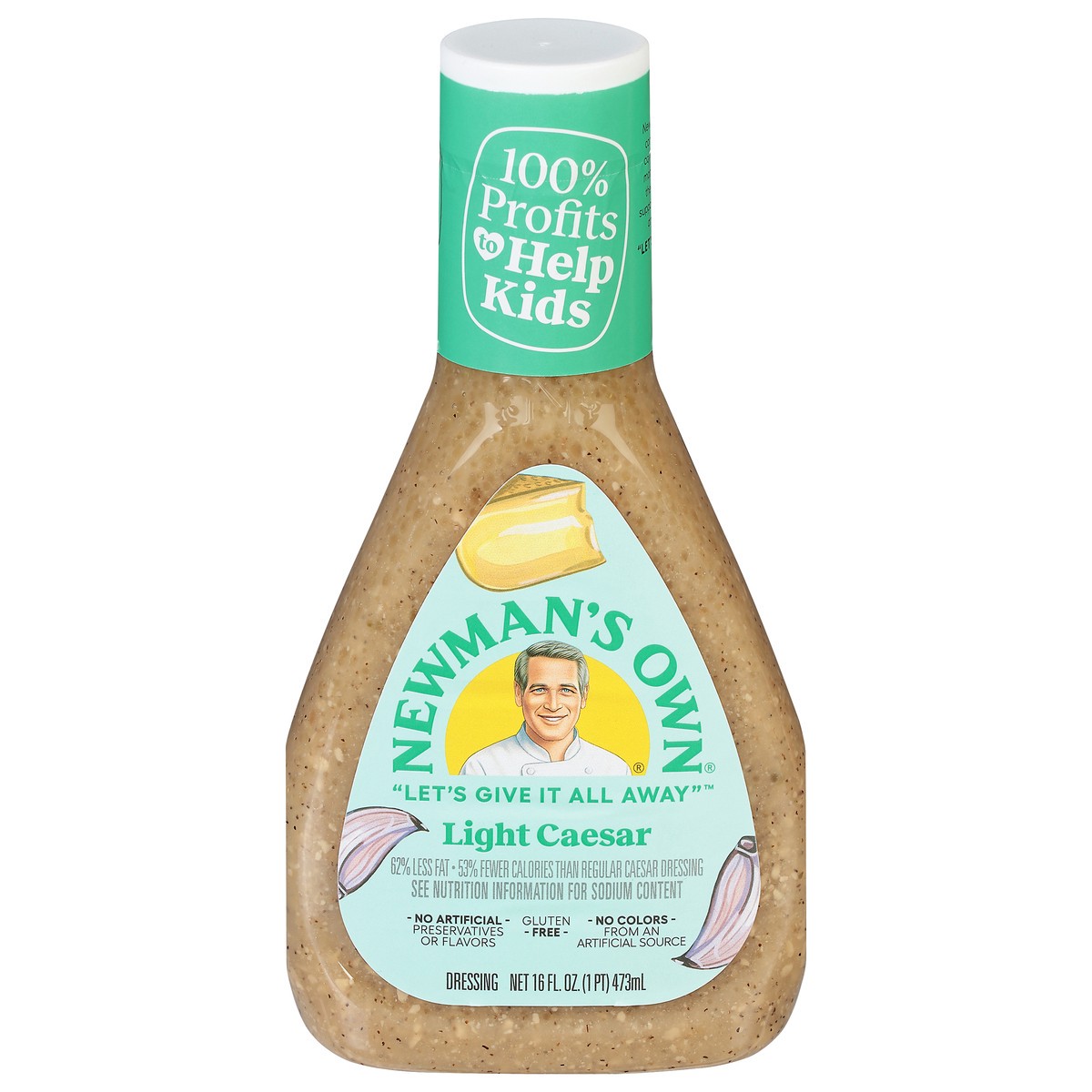 slide 1 of 4, Newman's Own Light Caesar Dressing 16 fl oz, 16 fl oz