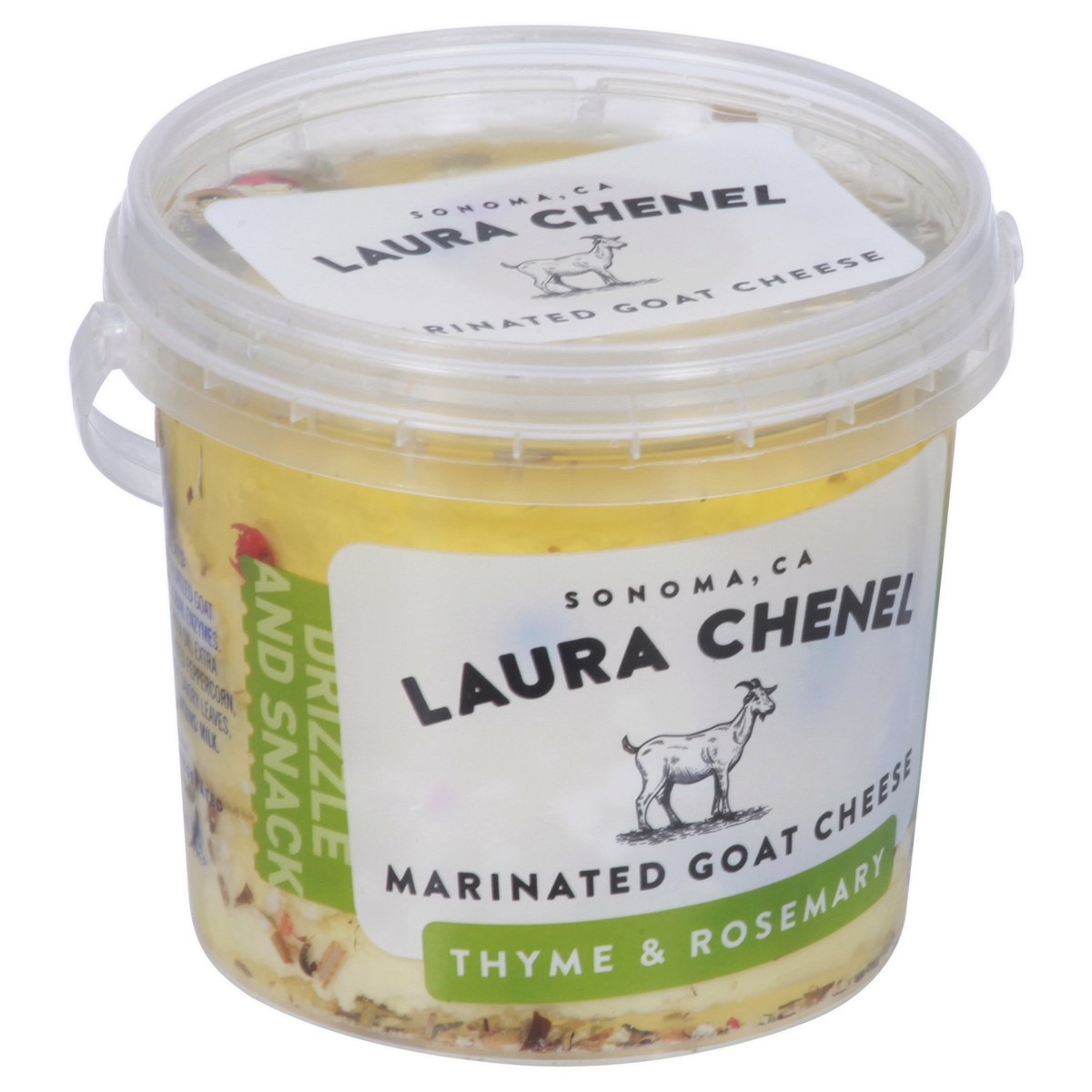 slide 2 of 9, Laura Chenel's Herbs Marinated Cabecou Goat Cheese, 6.2 oz