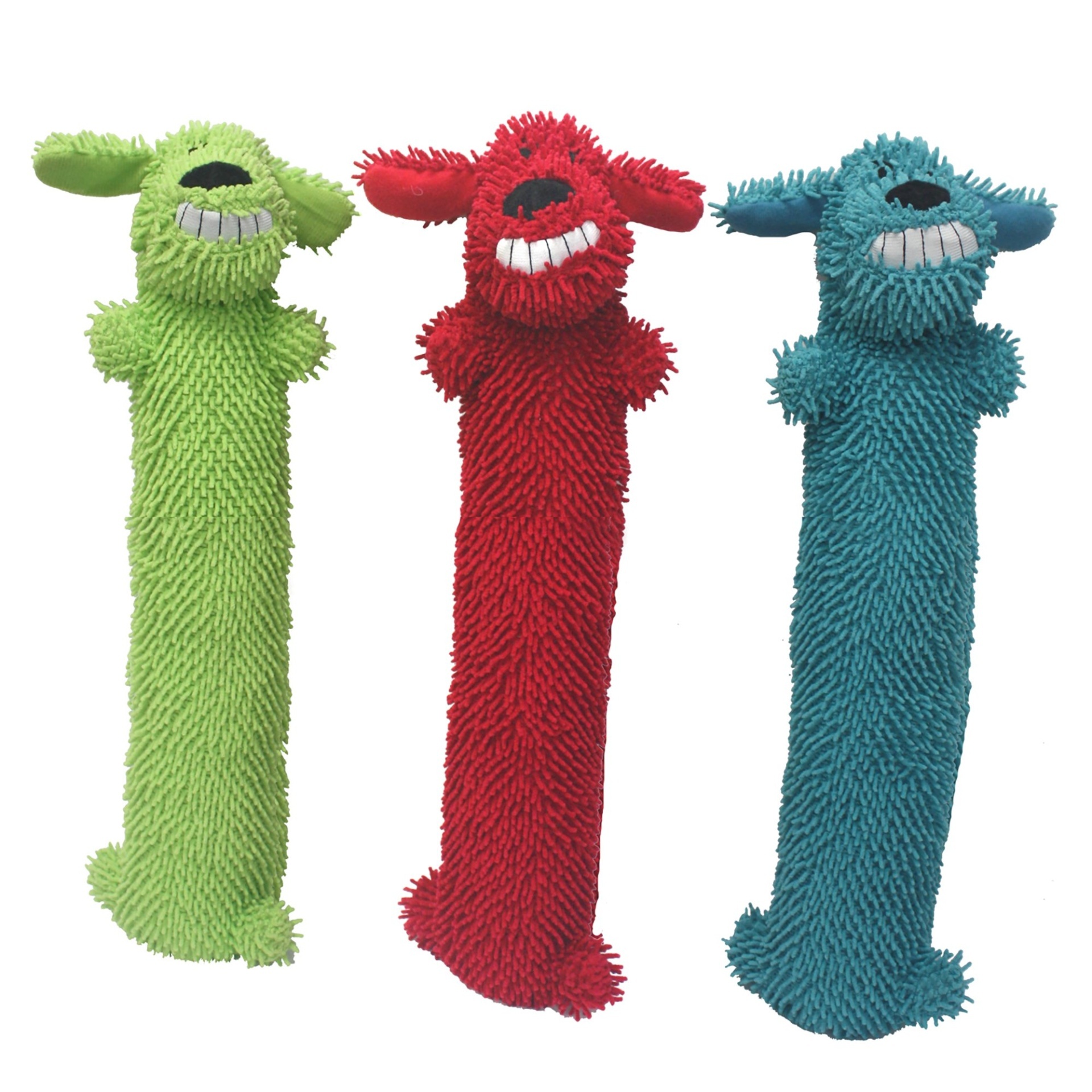 slide 1 of 1, MultiPet Crew Cut Loofa Dog Toy, 1 ct