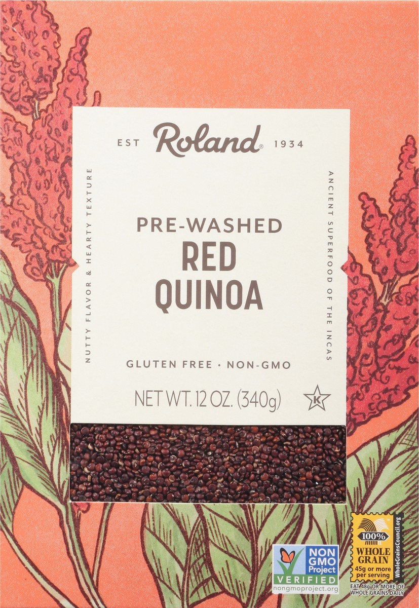 slide 10 of 13, Roland Quinoa - Red, 12 oz