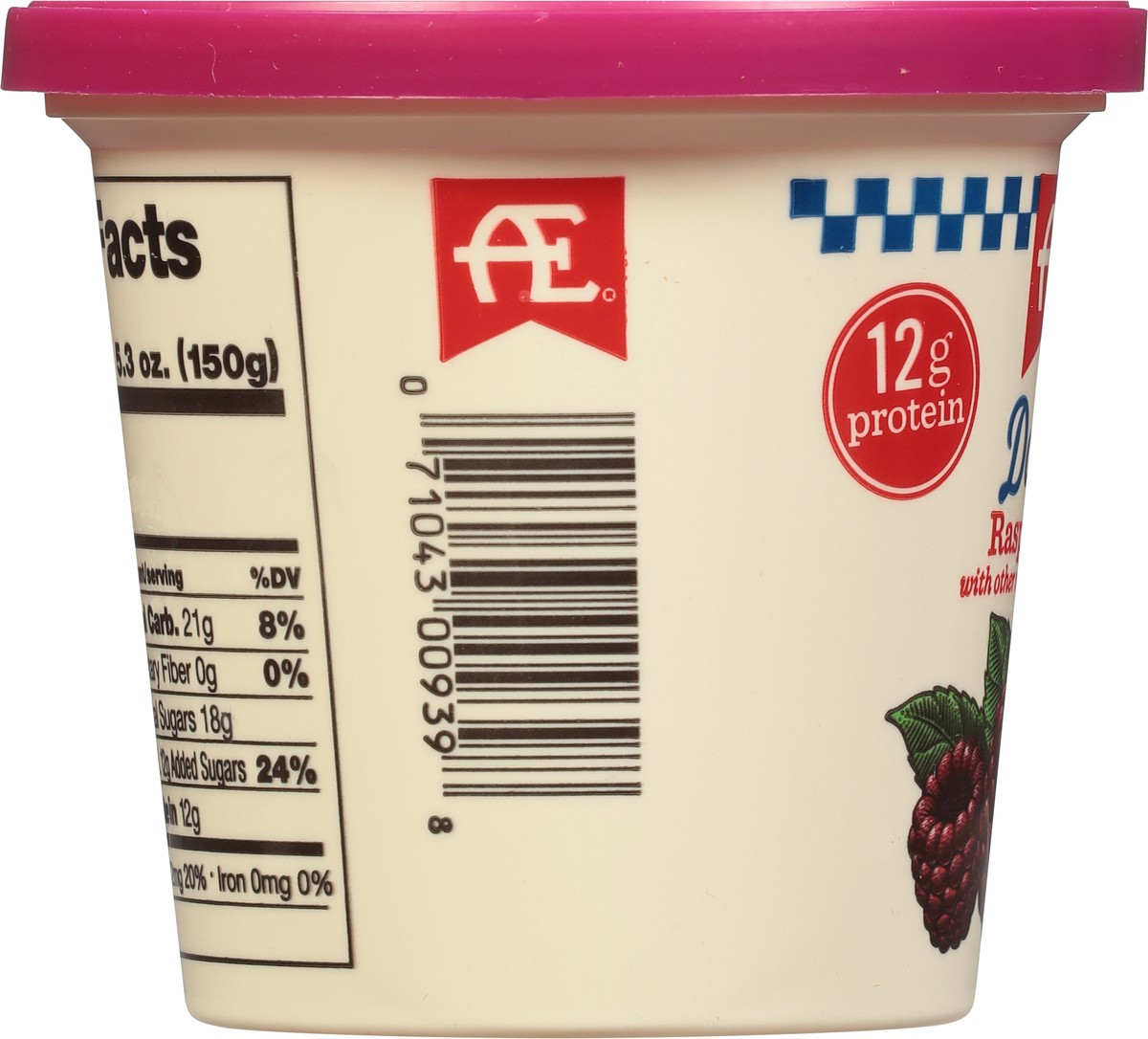 slide 4 of 9, AE Dairy Whole Milk Raspberry Yogurt 5.3 oz, 5.3 oz