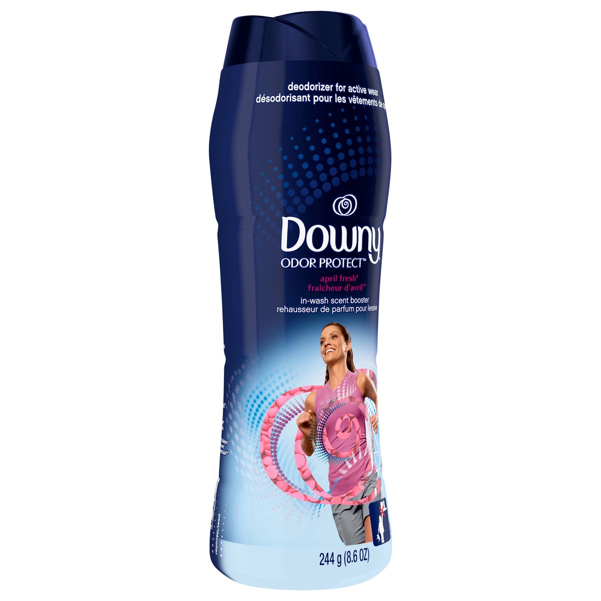 slide 2 of 7, Downy Odor Protect In-Wash Scent Booster Beads, April Fresh, 8.6 oz, 8.6 oz