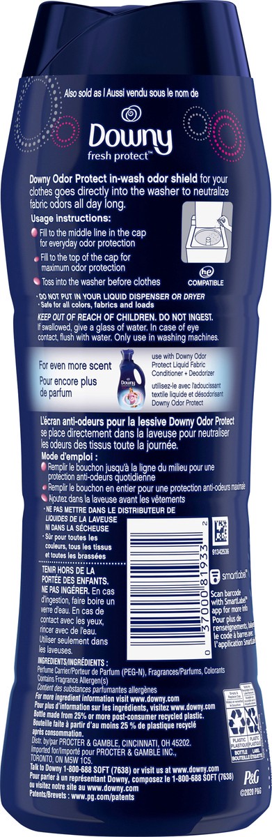 slide 4 of 7, Downy Odor Protect In-Wash Scent Booster Beads, April Fresh, 8.6 oz, 8.6 oz