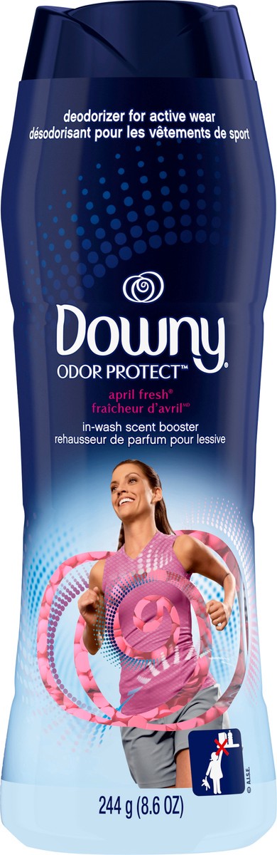 slide 5 of 7, Downy Odor Protect In-Wash Scent Booster Beads, April Fresh, 8.6 oz, 8.6 oz