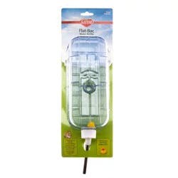 Kaytee Hard Goods Kaytee Flat-Bac Water Bottle Clear 32 oz