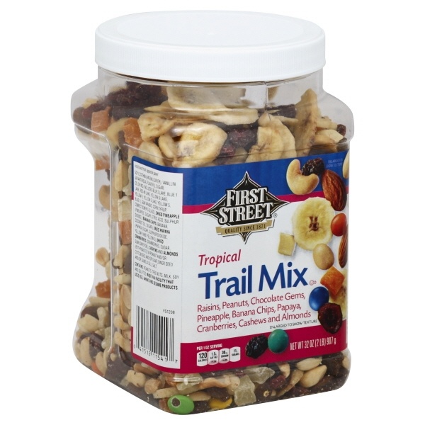 slide 1 of 1, First Street Tropical Trail Mix, 32 oz