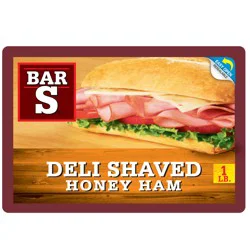 Bar-S Deli Shaved Honey Ham 16 oz
