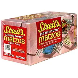 Streit's Passover Matzo 5 - 1 lb Boxes
