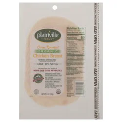 Plainville Farms Oven Roasted Organic Chicken Breast 6 oz