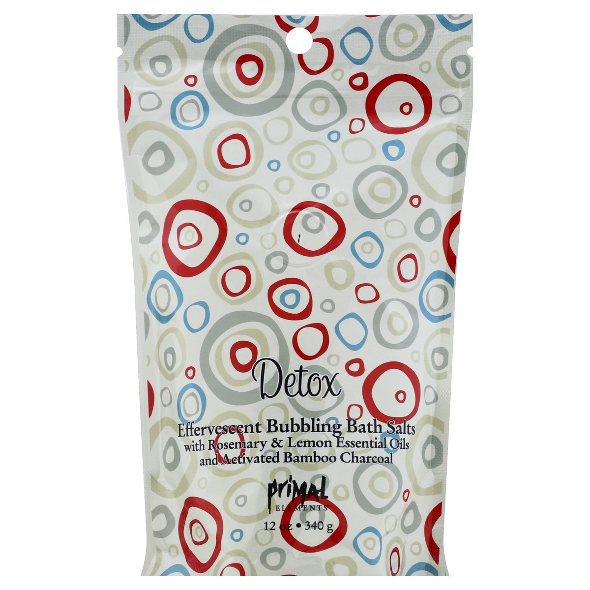 slide 3 of 3, Primal Elements Detox Bubbling Bath Salts, 12 oz