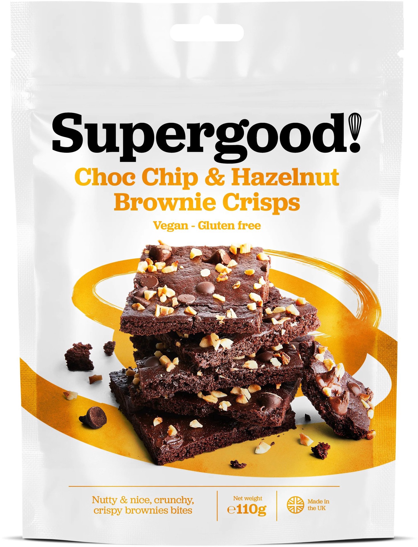 slide 1 of 1, Supergood Crips Brow Choc Hazel, 110 gram