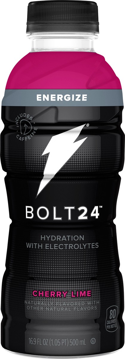 slide 2 of 6, Bolt24 Energize Cherry Lime Hydration Drink 16.9 oz, 16.9 fl oz