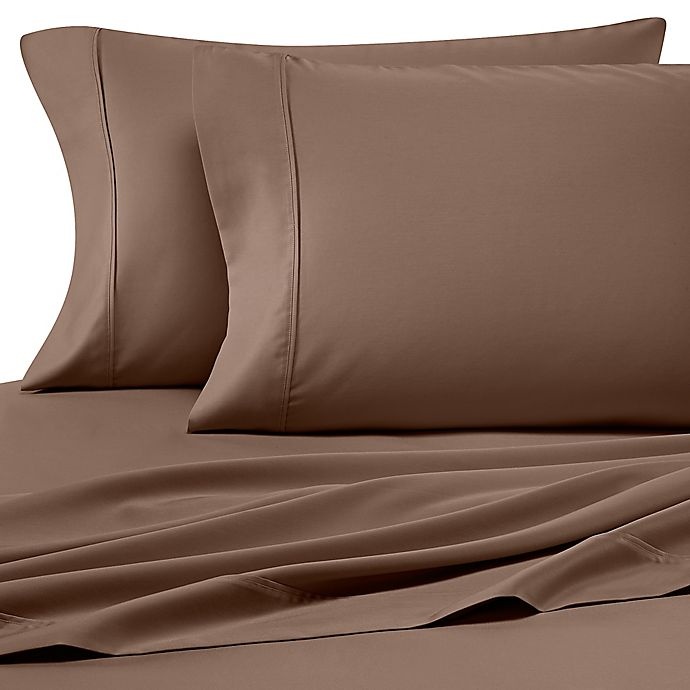 slide 1 of 1, Heartland HomeGrown 400-Thread-Count Solid Sateen Full Sheet Set - Light Brown, 1 ct