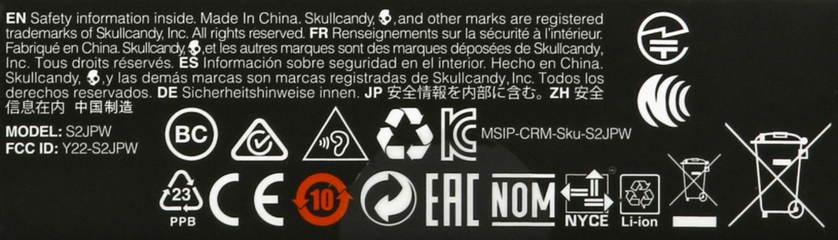 slide 4 of 6, Skullcandy Earbuds 1 ea, 1 ct