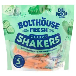 Bolthouse Fresh Dill Pickle Flavor Carrot Shakers - 5 x 2.5 oz Packs