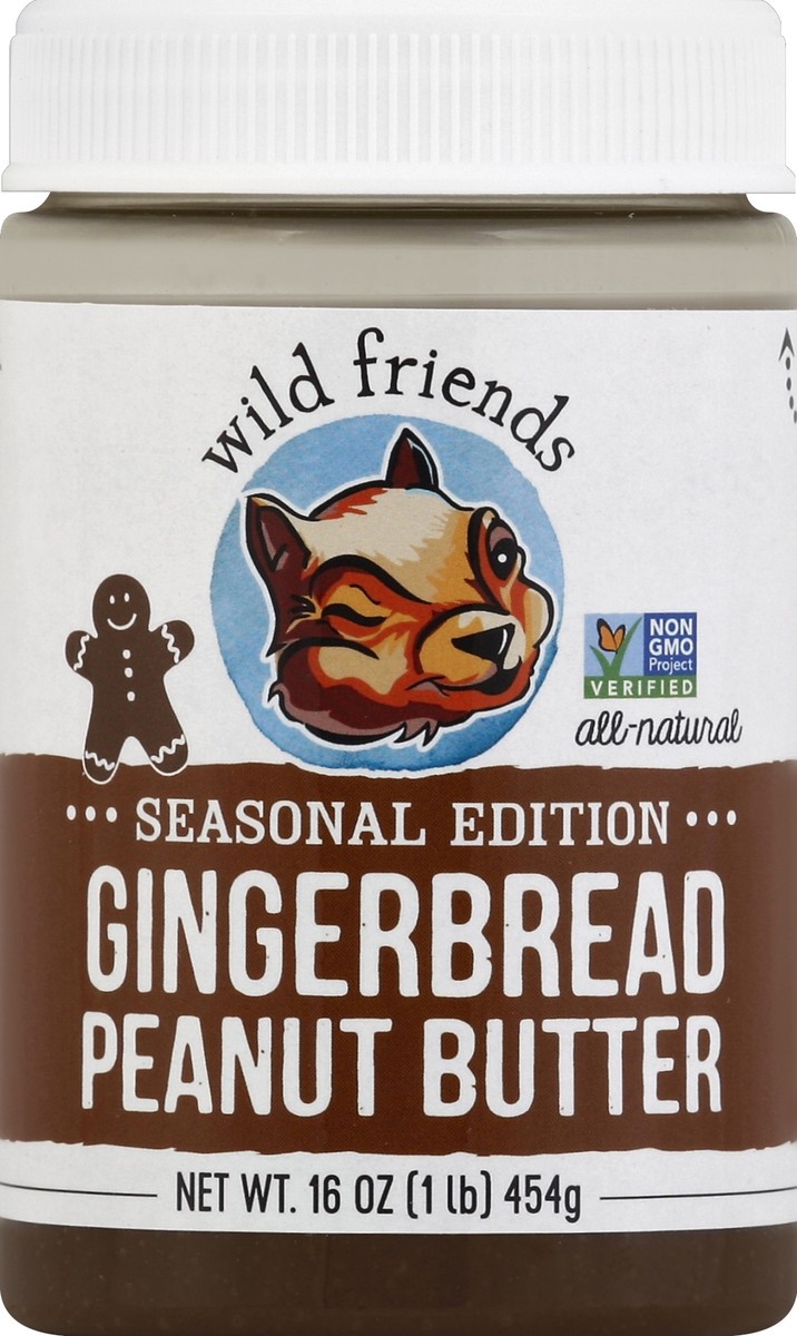 slide 2 of 2, Wild Friends Peanut Butter Gingerbread - 16 Oz, 16 oz