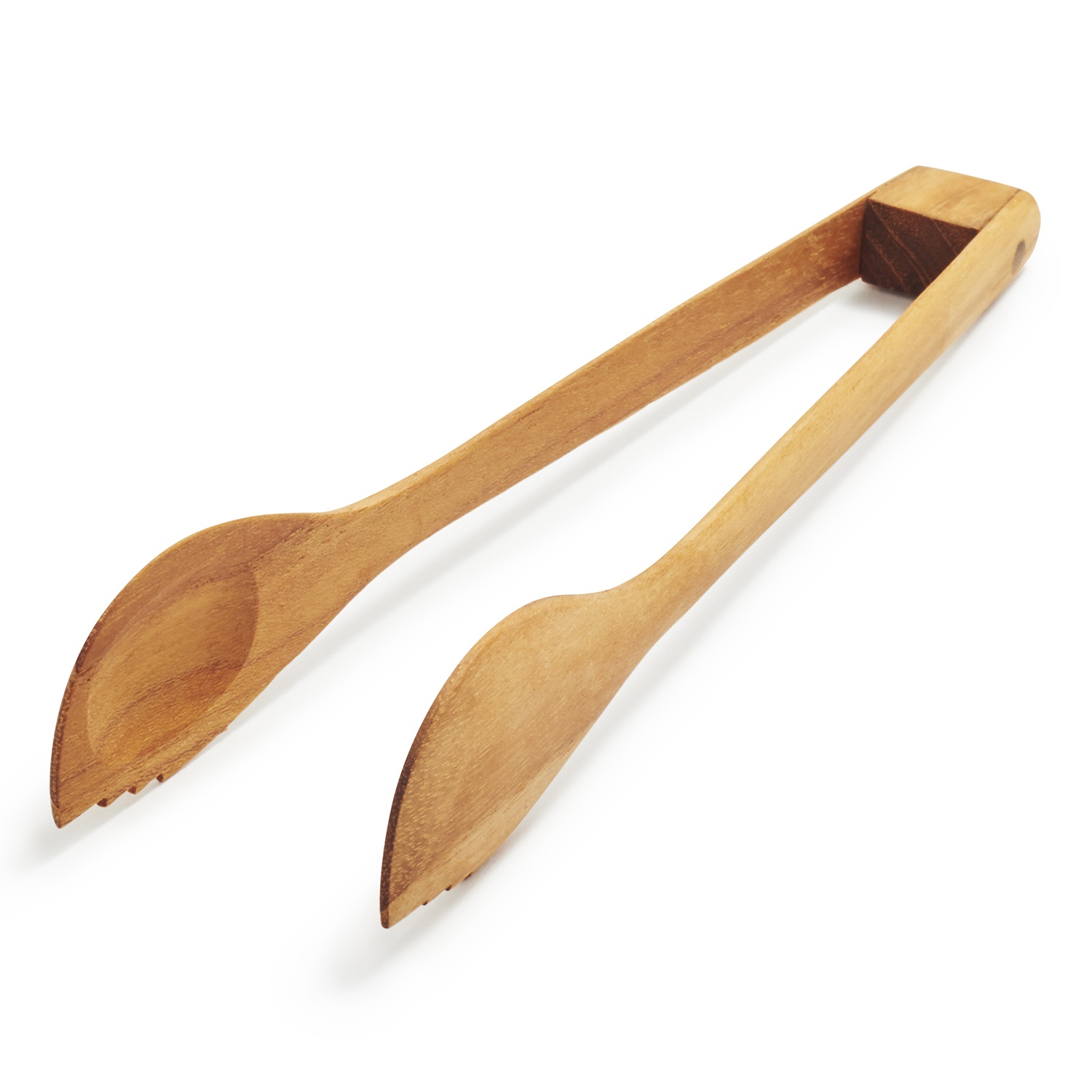 slide 1 of 1, Be Home Teak Tongs, 1 ct