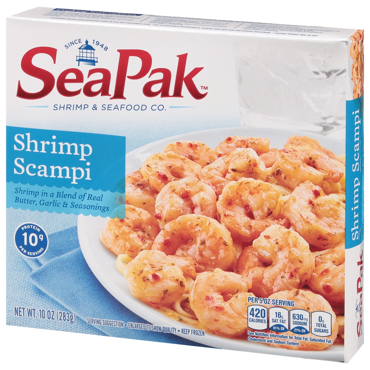 slide 9 of 9, SeaPak Classic Shrimp Scampi 10 oz, 10 oz