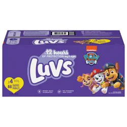 Luvs Diapers Size 4 88 Count